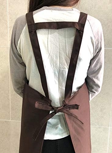 Artist apron/Long apron (Vandyke Brown)