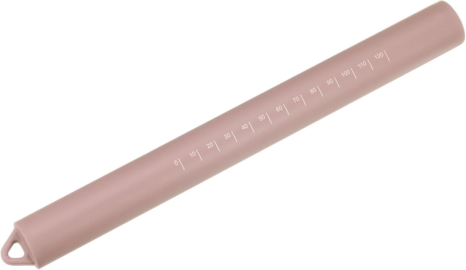 HARFINGTON Silicone Rolling Pin 10" Silicone Surface Smooth Non-Stick Stainless Steel Inner Core Dough Roller Kitchen Roller for Baking Pastry Pizza Fondant Bread, Pink