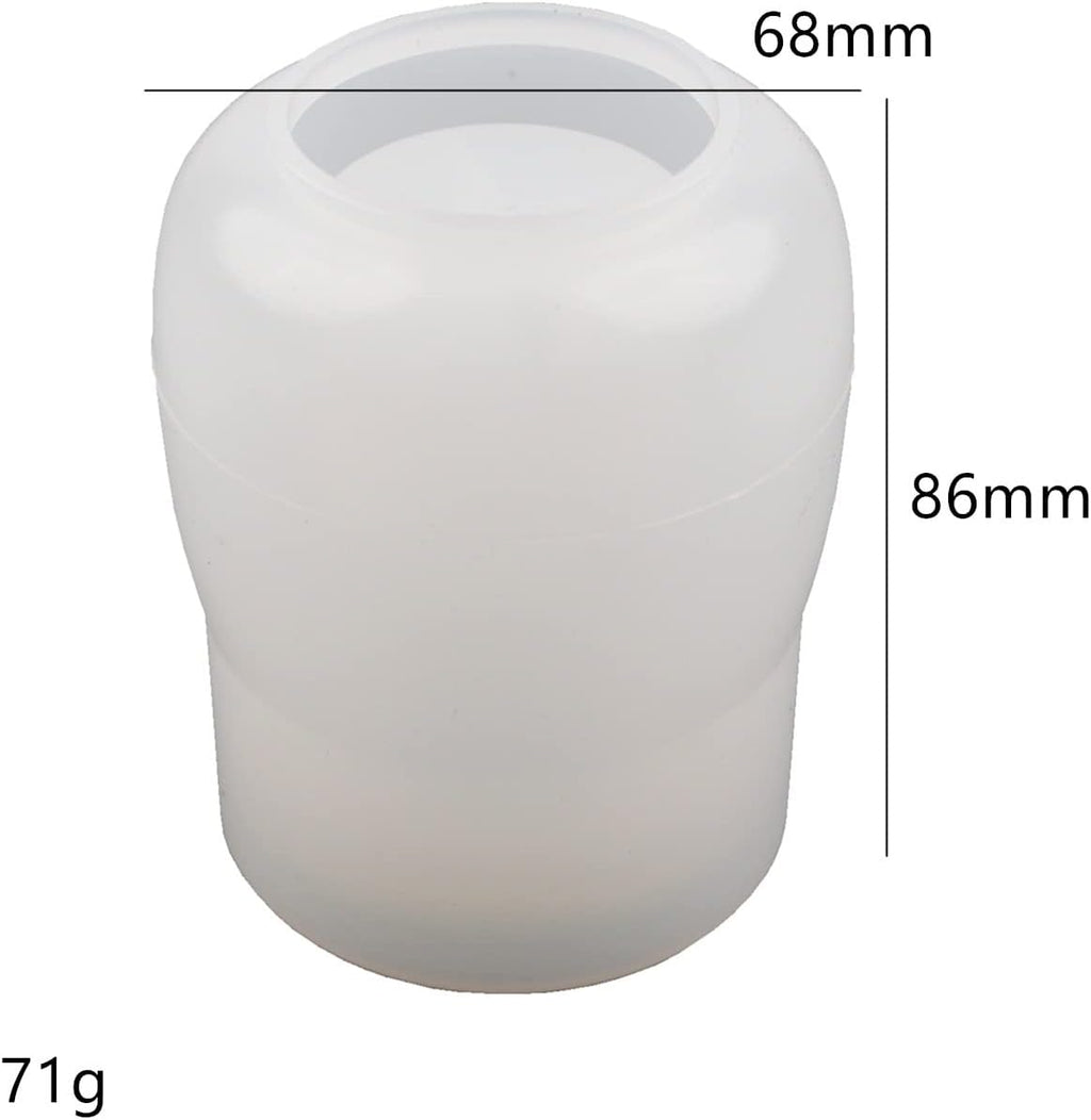 Silicone Jar Mold - Multi-Purpose Soap, Candle, Coffee Cup & Resin Mold