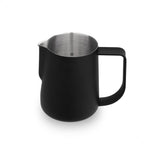 watchget Milk Frothing Pitcher 250ml/8oz Stainless Steel Espresso Steaming Pitcher Milk Coffee Cappuccino Latte Art Barista Steam Pitcher Milk Frothing Jug, Black