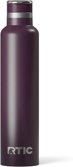 RTIC 26oz Journey Bottle Metal Stainless Steel Vacuum Insulated, BPA Free, Reusable, for Water, Hot and Cold Drinks, Travel, Sports, Camping, Plum