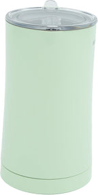 Milk Frother, 4 in 1 Electric Milk Steamer,11.84oz/350ml Automatic Warm and Cold Foam frother for Coffee, Latte, Macchiato, Cappuccino, Hot Chocolate,From the Makers of Mophom 400W,Green