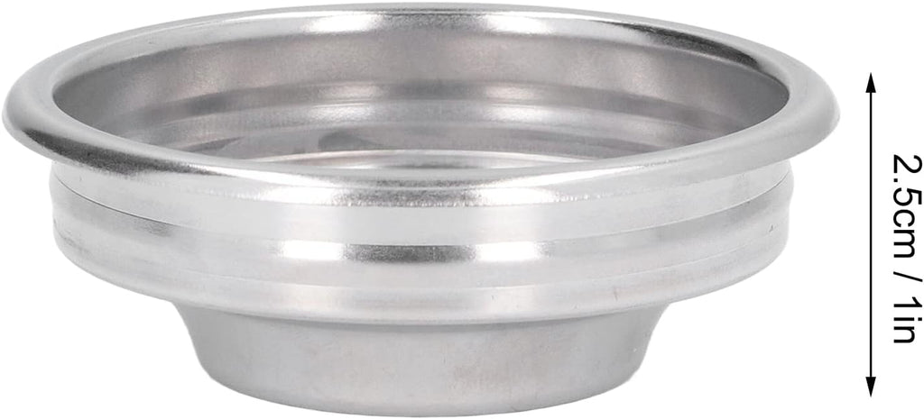 58mm Portafilter Filter Basket, 1 Cup Single Wall Coffee Maker Coffee Powder Filter, Porous Stainless Steel Coffee Filter for Extraction, Coffee Machine Accessories