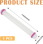Fondant Rolling Pin 9 Inch Non-Stick Dough Pastry Roller Adjustable Kitchen Utensils for Fondant, Pie Crust, Cookie, Pastry