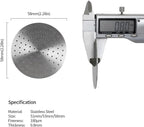 watchget 58 Espresso Puck Screen - 0.8mm Thickness Espresso Screen Double-layer Lower Shower Screen with Magnetic Nail Metal Reusable Filter for 58mm Protafilter Basket Stainless Steel Coffee Filter