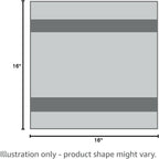 Plush Edgeless Microfiber Towel for Car, Soft Drying Wash Detailing Buffing Polishing Towel, 530 GSM 6Pack 16 x 16inches (Gray, 6Pack)