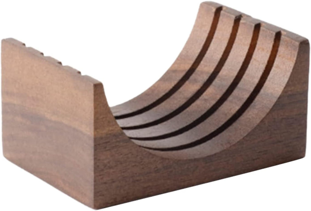 Espresso-Puck Screen Walnut-Stand Coffee Reusable Filter For Espresso-Portafilter Holder Wooden-Stand For 51/53/58mm Coffee Portafilter Stand