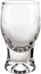 M&N HOME 6 Pack Shot Glass Set, Glass , Cute Shot Glasses, 2 Oz Clear for Wedding , Mini Brandy Sniffers, Liquor Glasses
