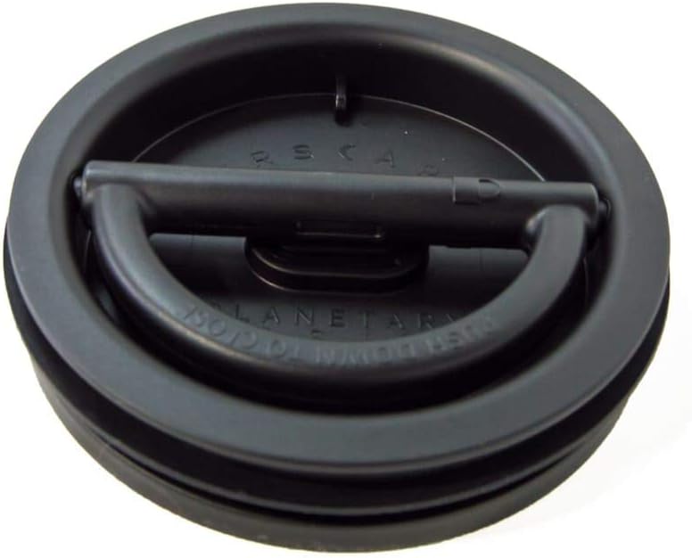 AirScape Planetary Design Kilo Coffee Storage Canister - US Patented Inner Plunger Lid Removes Excess Oxygen - DON'T buy airtight, BUY AIR-LESS - Holds 2.2 lbs Coffee Beans - (Matte Black)