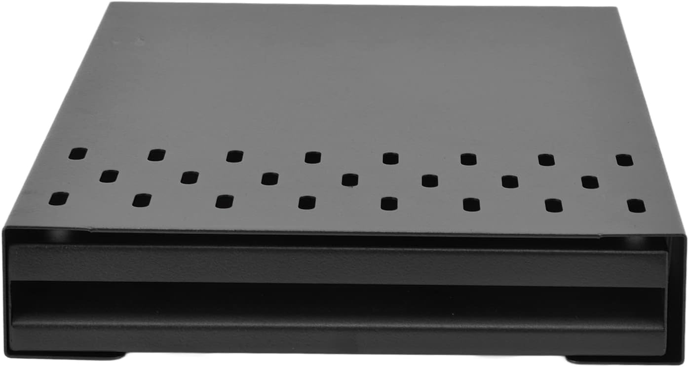 Espresso Coffee Knock Box Drawer Stainless Steel Detachable Coffee Knock Box with Rod Knock Box Tamping Station for Cafe Home(black)