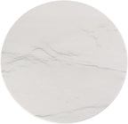 Koville Natural White Marble Cutting Board, 16 Inch Marble Cutting Boards for Kitchen Countertop, Stone Cheese Boards Pastry Boards for Baking, Charcuterie, Trivet, Round Serving Slab for Counter