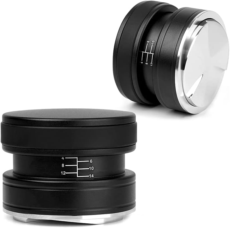 watchget 58.5MM Coffee Distributor, Gravity Adaptive Espresso Distributor Compatible with 58mm Portafilter Coffee Distribution Tool Professional Espresso Accessories