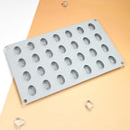 mostsom Bakeware Coffee Bean Shape Silicone Mold for Cake Mousse Dessert Chocoalte Non-Stick Soap Mould (K_ Coffee Bean)