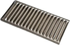 Stainless Products Ltd Stainless Steel Low Profile Drip Tray - Perfect for Home, Club, Bar, Cafe, Restaurant, Hotel, or Commercial Use - Heavy Duty Easy to Clean, No Drain (4″x9″)