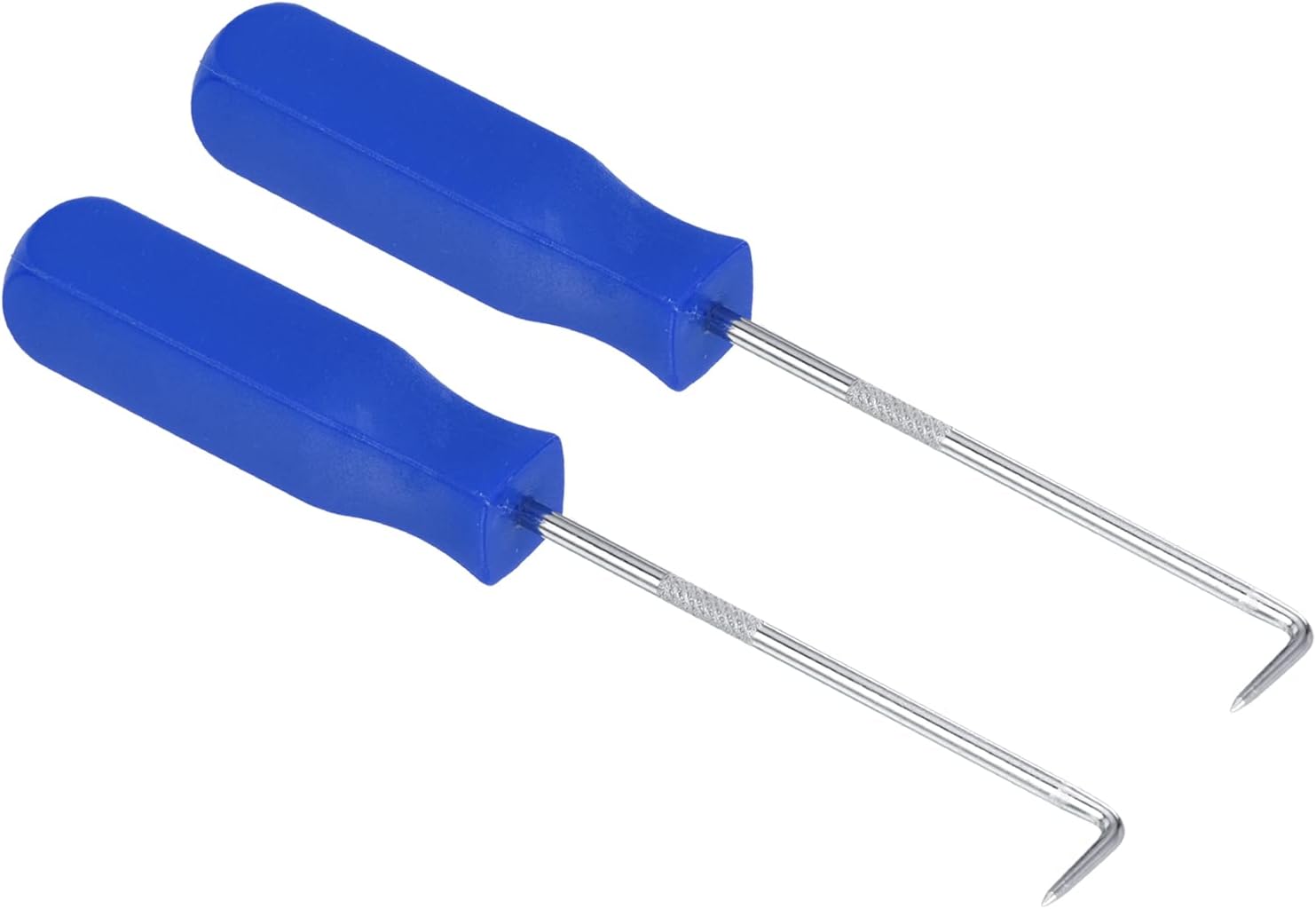 PATIKIL O-Ring 90 Degree Picks 142mm, 2 Pcs Oil Seal Gasket Precision Screwdriver Puller Remover Removal Tool, Blue