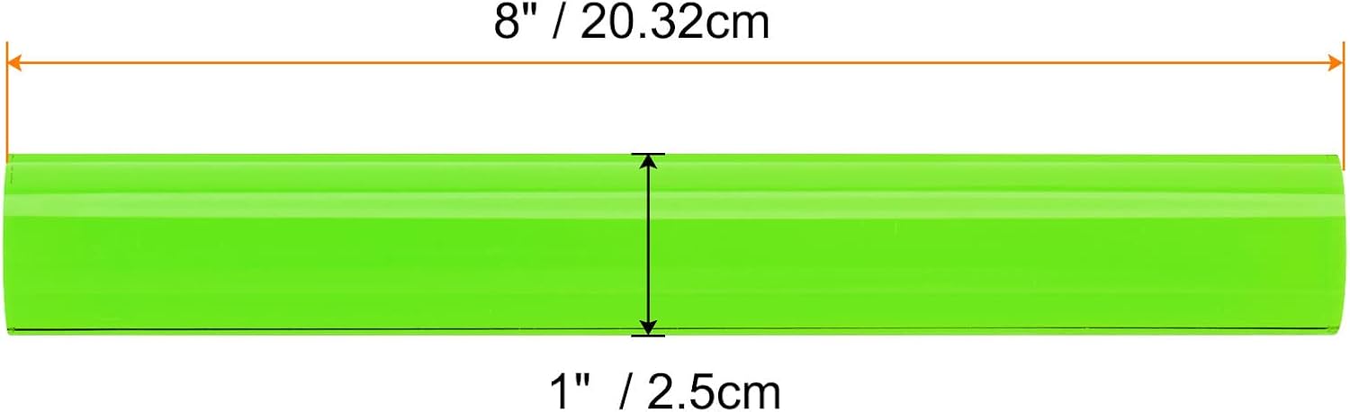 HARFINGTON Acrylic Clay Roller 8 Inch x 1 Inch Solid Non-Stick Plastic Round Tube Roller Polymer Clay Rod Fondant Rolling Pin for Shaping, Sculpting, Modeling DIY Crafts, Green
