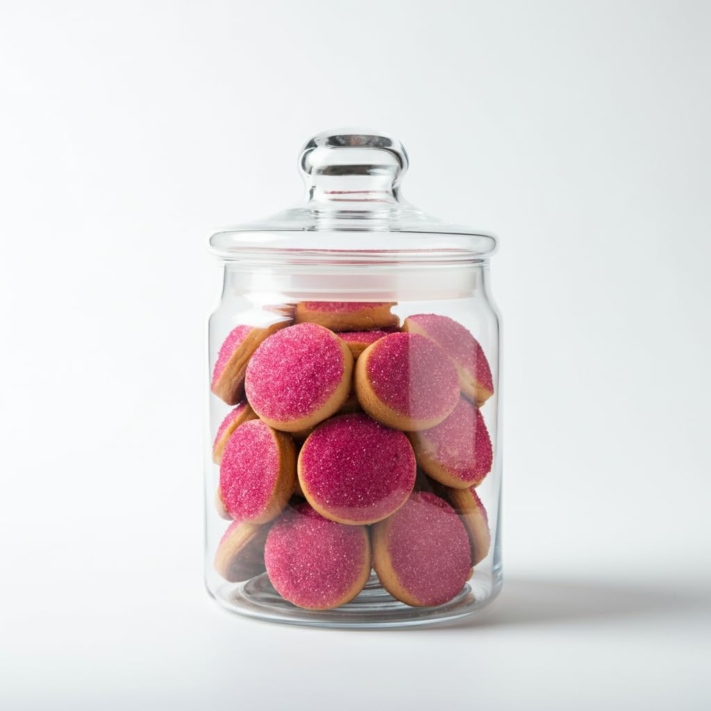 Bakerpan Pink Sanding Sugar for Baking & Cookie Decorating - 5 Ounce Edible Pink Sugar Sprinkles for Cookies, Cakes, Cocktails (Made In USA)