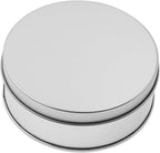 Metal Empty Boxes, Tin Boxes with Lid,Small Silver Tin Boxes,Stackable Organizer Containers,8PCS Storage Tin for Home Outdoor Active Storage Containers