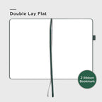 &And Per Se Blank Journal Notebook, 160 Pages, 5.7 x 8 inches College Ruled Thick Paper Notebook Journals for Writing, Hardcover Notebook(1 Pack, green)