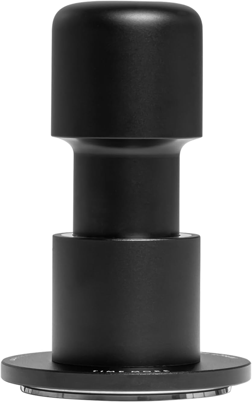 TIMEMORE 58mm Espresso Tamper - Stainless Steel & Aluminum Impulse Impact Coffee Accessories with Sound Feedback for Barista, Spring-Loaded Hand Tamper Tool Fits 58mm Portafilter (4 Springs Included)