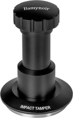 53mm Espresso Tamper,Impac Coffee Tool Espresso,Compatible with Breville Portafilter 54mm,30lb,316 Stainless Steel. (53MM Black)