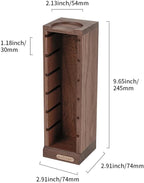 watchget Espresso Filter Basket Stand Portafilter Filter Basket Holder Rack Wooden Espresso Portafilter Precision Basket Storage Stand for 53mm Espresso Machines and 53mm Coffee Puck Screen