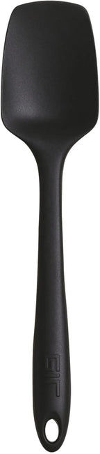 GIR: Get It Right Mini Silicone Spoonula Spatula - 8.3 In L x 1.8 In W, Black - Nonstick & Heat Resistant Kitchen Spatula - Seamless Single-Piece Design - Baking & Cooking Utensil