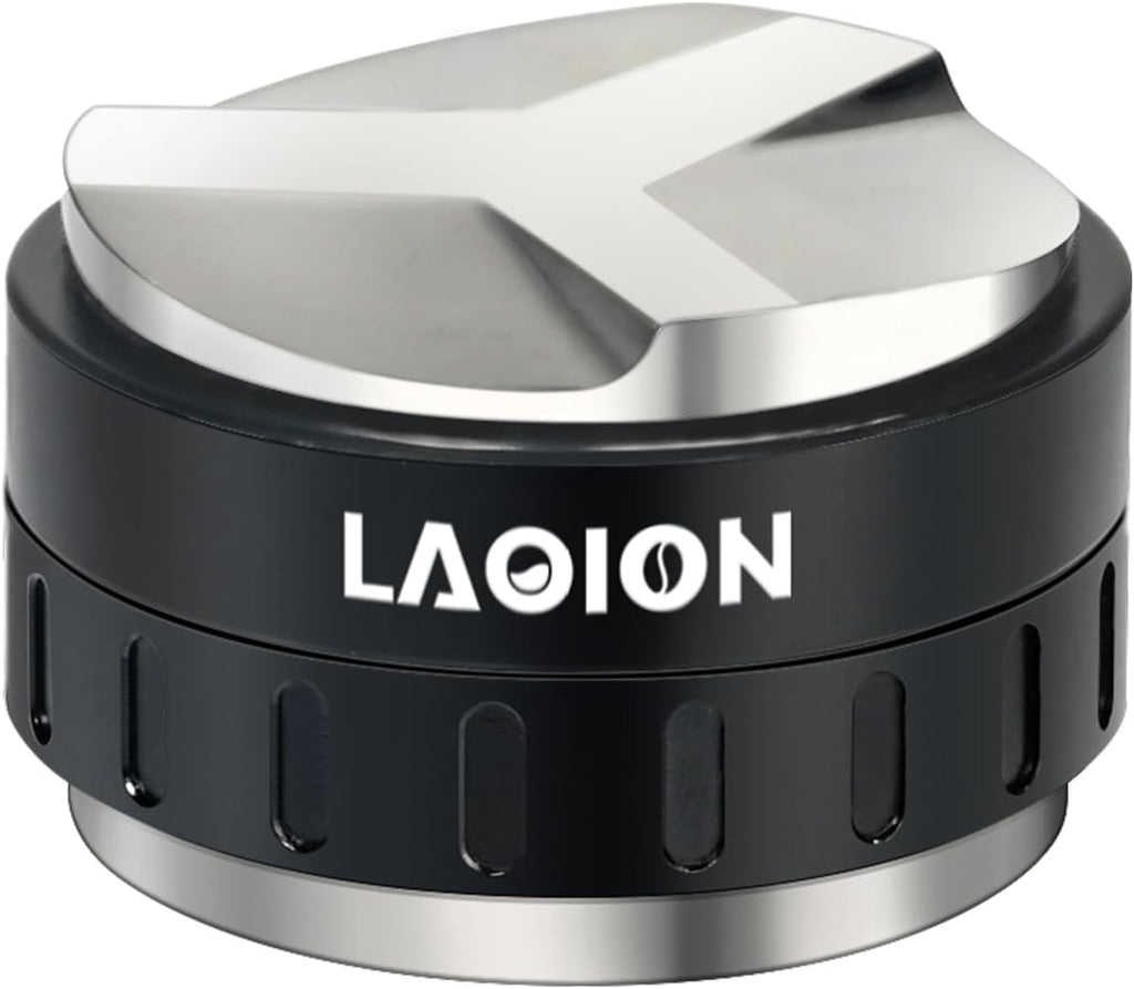 53.3mm Coffee Distributor and Tamper, Espresso Machine Accessories, Adjustable Depth Espresso Distribution Tool, Barista Grade Coffee Ground Leveling, Compatible with Breville 54mm Portafilter