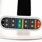 Milk Frothing Pitchers 21 oz (600 ml) with Integrated Thermometer,Latte Art Jug Stainless Steel Creamer Temperature Espresso Steaming Pitchers