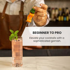 A Bar Above Stainless Steel Cocktail Picks, 12 Durable 8-Inch Garnish Skewers for Bloody Marys, Shrimp Cocktail, and Appetizers, Reusable Drink Stir Sticks for Bars, Events, and Parties