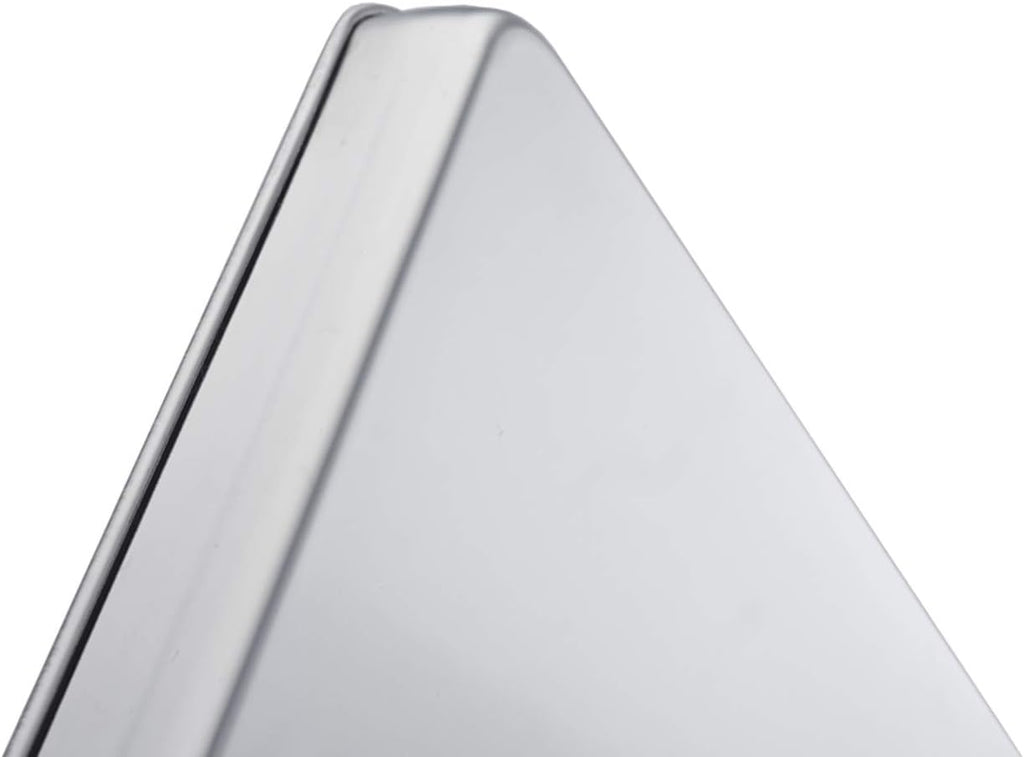 P&P CHEF 10.5 Inch Baking Cookie Sheet, Oven Pan Tray Stainless Steel Sheet Pan for Kitchen, Oven Bakeware for Multi Uses, Shiny Look & Dishwasher Safe, Healthy & Heavy Duty, 4Pcs