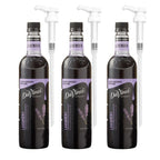 DaVinci Gourmet Lavender Syrup 25.4 Fl Oz (Pack of 3) + 1/4 Oz Syrup Pumps (Pack of 3)