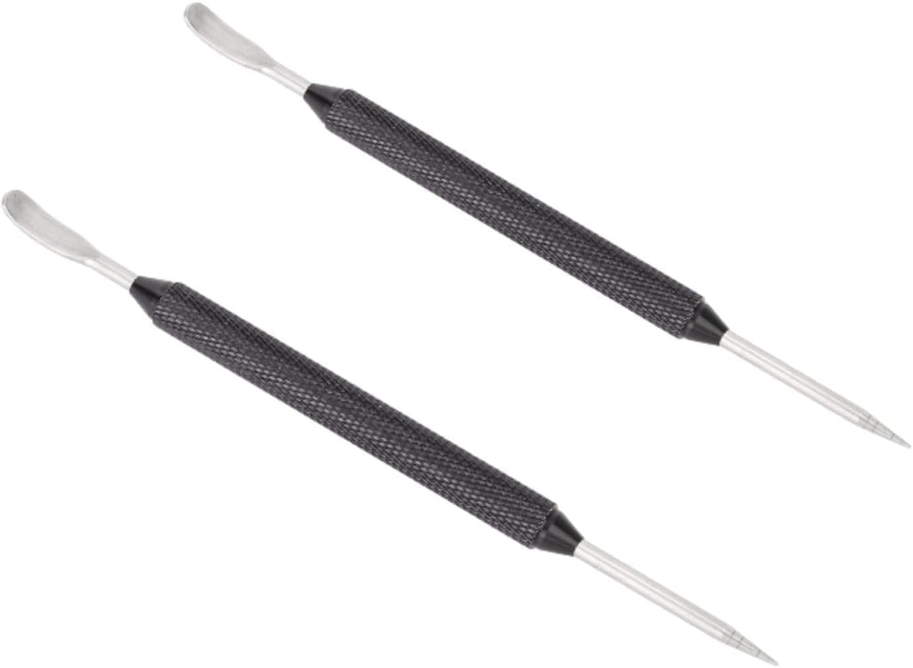 2PCS Latte Art Pen, Stainless Steel Latte Art Tools 2 Ends Coffee Art Pen Latte Pen Coffee Pull Needle Coffee Fancy Stitch Barista Tool Coffee Art Tools for Cappuccino Latte Espresso Decorating