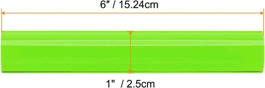 HARFINGTON Acrylic Clay Roller 6 Inch x 1 Inch Solid Non-Stick Plastic Round Tube Roller Polymer Clay Rod Fondant Rolling Pin for Shaping, Sculpting, Modeling DIY Crafts, Green