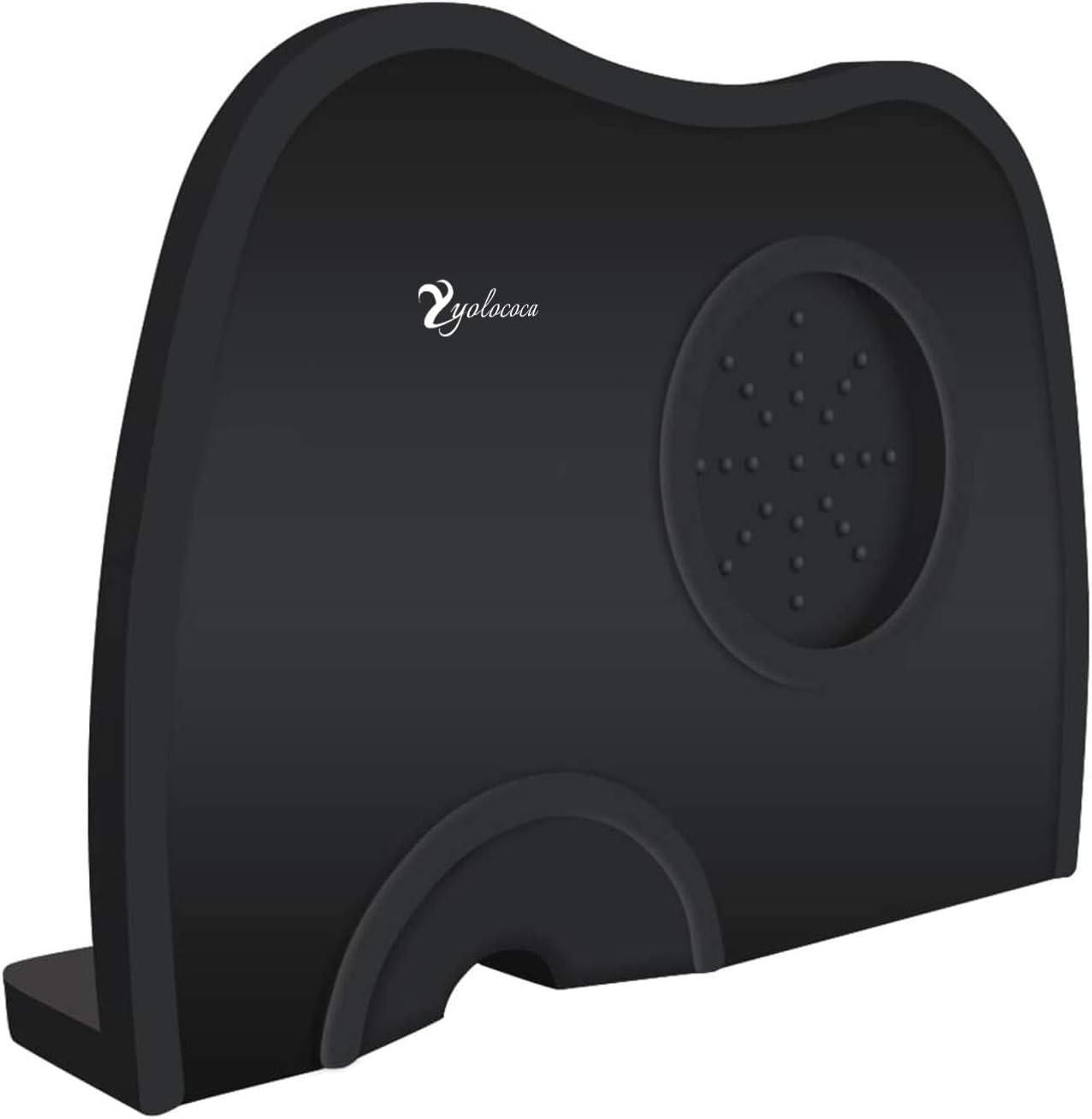 Yolococa Thick Tamper Mat Corner Tamping Pad Silicone Food Grade Non-Slip Espresso Accessory