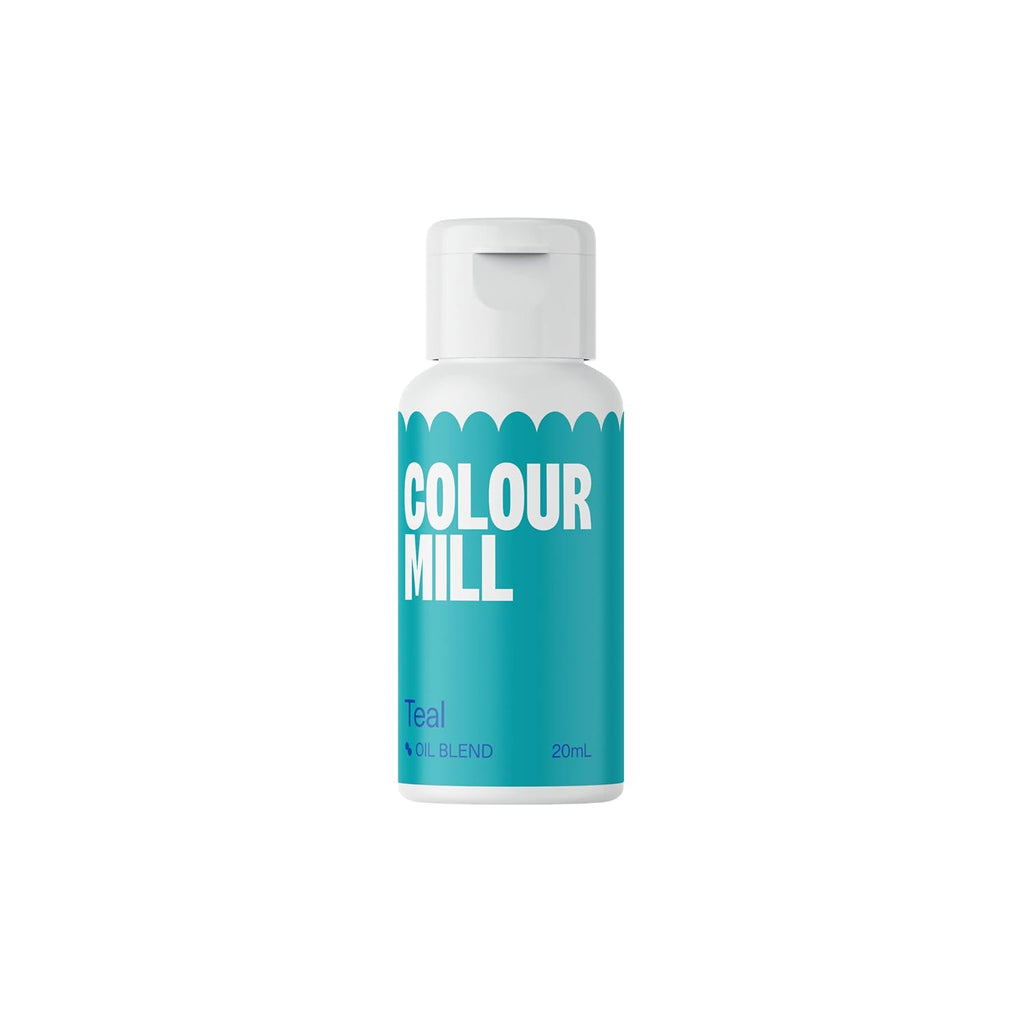 Colour Mill Oil-Based Food Coloring, 20 Milliliters Teal