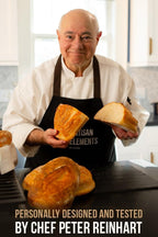 Kook Bread Oven, Sourdough Pan with Lid and Handles, Enameled Cast Iron Pan and Ceramic Lid, For Baking, Cooking, Roasting, Black