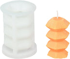Flower Candle Mold - Cylinder & Irregular Shapes - 3D Silicone Mold for Resin Candle Making