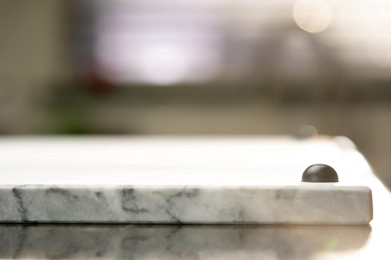 Marble Pastry Board and French Rolling Pin Set – 16” x 12” Chilling Slab + 16” Rolling Pin – Non-Slip Feet – Ideal for Baking, Cheese, Charcuterie, Gifts & Elegant Kitchen Display