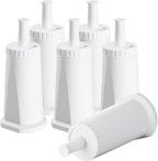 6 Pack Replacement Water Filter for Breville Espresso Machine Barista Pro BES878, Barista Touch Bes880, Oracle Touch BES990, Oracle BES980, Dual Boiler BES920 Bambino ClaroSwiss Sage, BES008WHT0NUC1