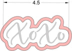 XOXO Cookie Cutter and Stencil SET Cutter and Stencil Set Bundle cookie stencil and cutter kit pyo cookie cutter cookie (XOXO)