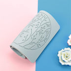 Silicone Lace Mold, Wedding Cake Lace Mat, Coral Cake Decorating Mold Flower Fondant Impression Mats for Edible Lace Fondant Mold, Sugar-Lace Cupcake Mat Tools (C_10.6x5.44x0.12inch)