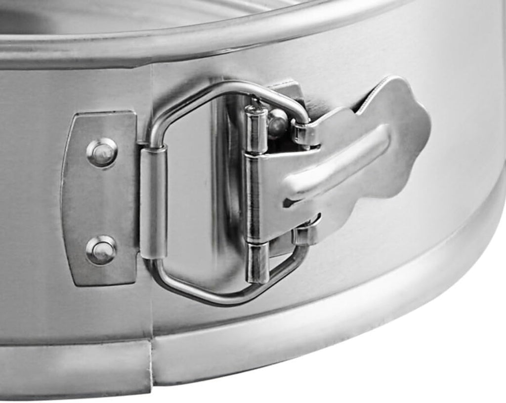 Soro Essentials- 9'' x 3'' Deep Aluminum Round Spring Form Pan- Leak Proof Cheesecake Pan Spring Form Pans with Removable Bottom and Quick Release Latch for Baking Cheesecake Cakes