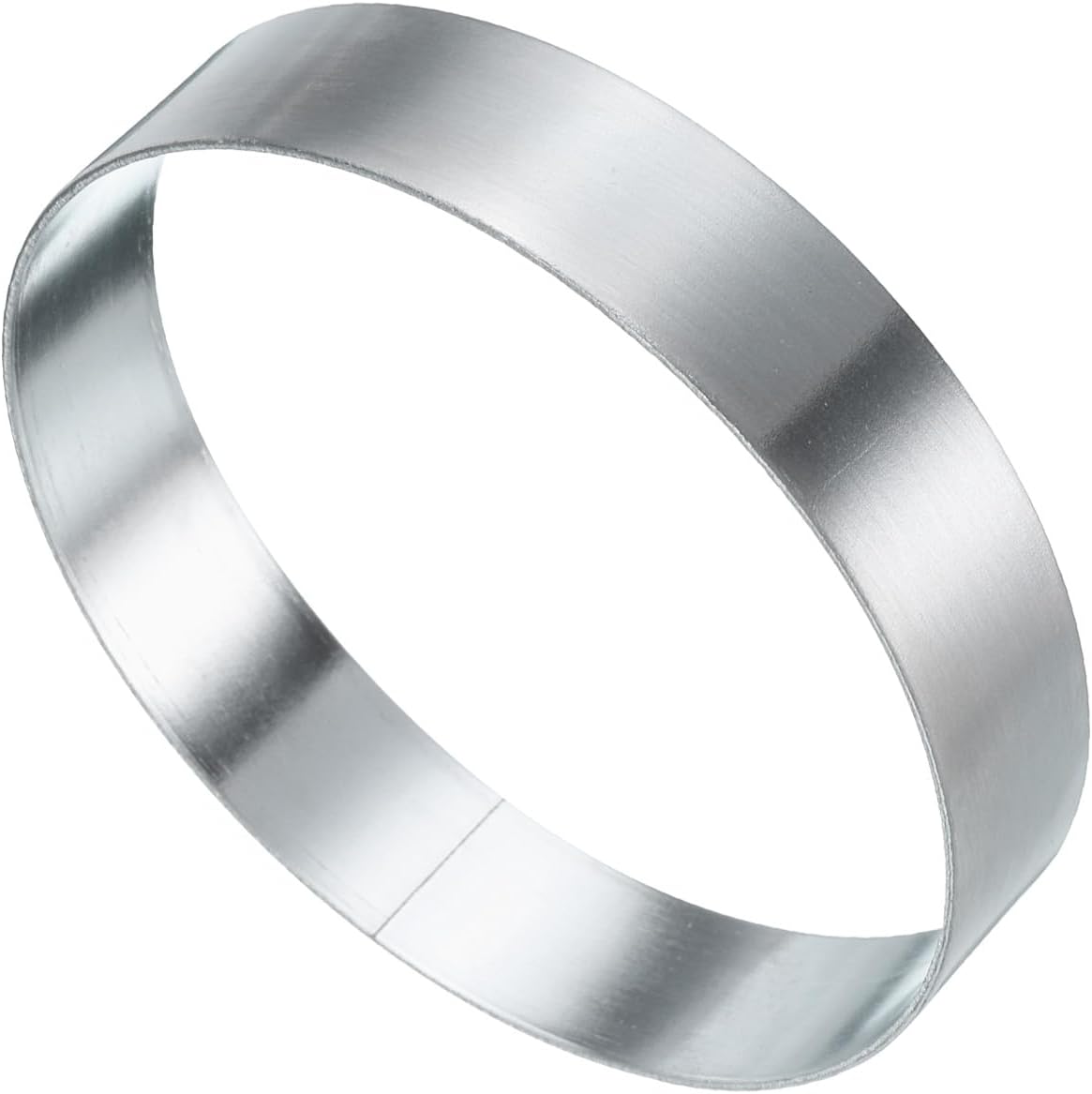 HARFINGTON Round Cake Ring 3.54 x 1 Inch Seamless Stainless Steel Pastry Mousse Dessert Ring Mirror Coating for Baking Cooking English Muffins Crumpet Making Tool