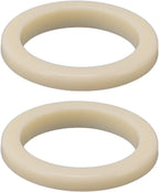 54mm Silicone Steam Ring, 2Pcs Group Head Gasket, Soft Coffee Machine Seal, 6.5cm Outer Diameter Flexible Gasket Replacement Part for 870 878 880 860 840 810 450 500, Beige