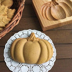 Wooden Cookie Biscuit Mold, 3D Baking Mold, Embossing Craft Decorating Baking Tool, Suitable for Halloween Thanksgiving Christmas Kitchen DIY (Pumpkin 10 * 8 * 2)