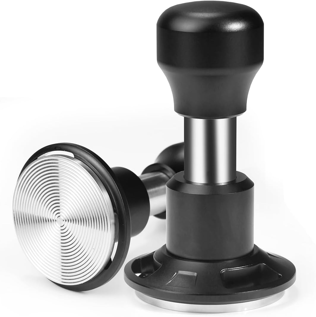 WYLOSUA® 51mm Constant Force Impact Coffee Tamper - Auto-Leveling & Impact Mechanism, Effortless Press for Stable Extraction - Essential for Pro/Home Espresso (Fits 51mm Portafilters)
