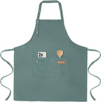 Tosewever Art Aprons for Women Painting Pottery Baking, Mens Buckle Straps Kitchen Apron with Pockets for Chef Cooking