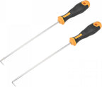 uxcell 90 Degree Pick Hook 9.84" Puller Remover Removal Tool for Oil Seal/O-rings, Gasket, Hose 2Pcs