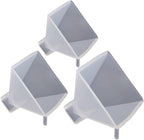 3 Pack Silicone Pyramid Molds - Resin Releasing, Soap Making, Animal Shapes - Home Decor & Candle Making